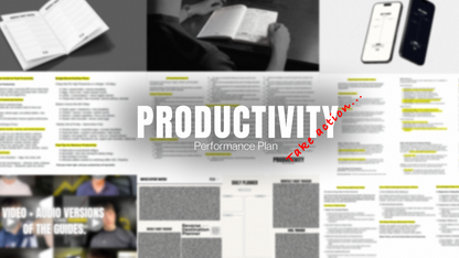 30 Day Productivity Performance Plan